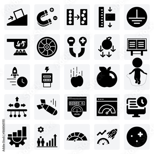 Scientific Concepts For Educational Design – Free Fall, Velocity, And Entropy For Infographics And School Projects