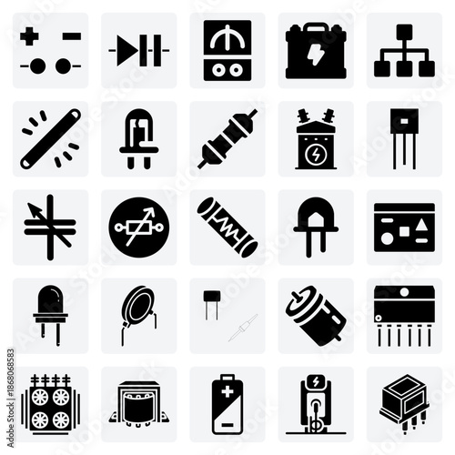 Classic Electronics And Measurement Devices – Galvanometers, Transformers, And Dc Supply Units For Educational Diagrams