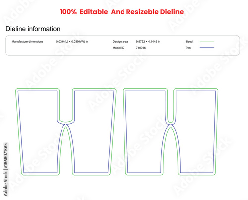 kid's sweatpants dieline template box dieline die lines packaging custom dieline  box cardboard box dieline pizza box dieline printable product packaging layout,