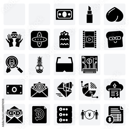 Diverse Online Marketplace Orders – Buying Groceries Like Bread And Peaches Alongside Fashion Items Like Glasses