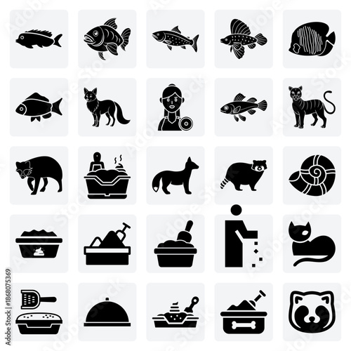 A Blend Of Aquatic And Terrestrial Wildlife, Showcasing Sought-After Aquarium Fish Alongside Rare Wild Cats And Canids.