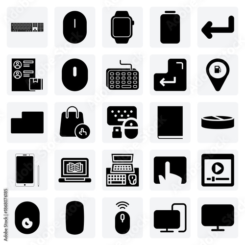 Essential Apple Computer Accessories – Wireless Keyboard And Mouse, Along With Charging And Wireless Connection Elements