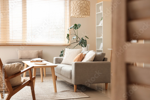 Interior of stylish living ...