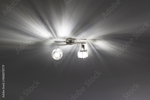Close up of ceiling lamp