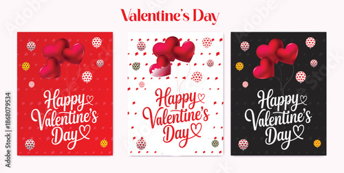 Happy Valentine s day cards 2026 with heart decorations and festive greetings displayed