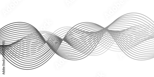 An abstract visual of rhythmic, elegant, and harmonious wave patterns. the continuous lines, creating an elegant visual dance.