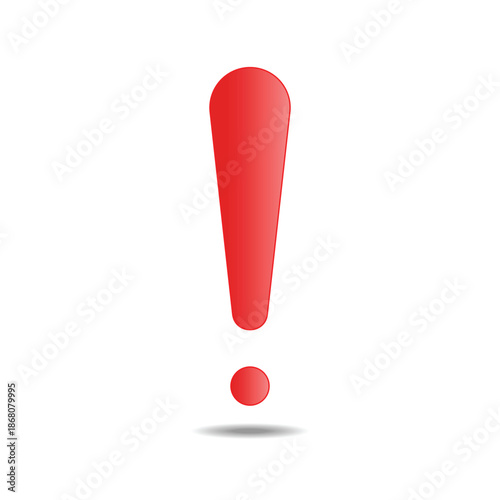 Red exclamation mark background