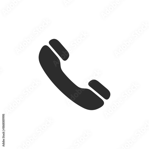 Telephone call sign. Smartphone ringing symbol on Transparent background.