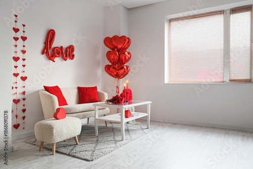 Interior of light living ro...
