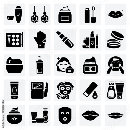 Makeup And Personal Care Essentials – Lip Gloss, Face Cream, And Deodorant For Lifestyle And Beauty Branding.