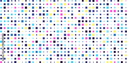Colorful abstract pixelated confetti dots pattern background design on Transparent PNG