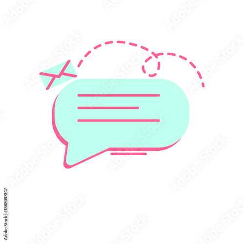 Social Communication Illustration