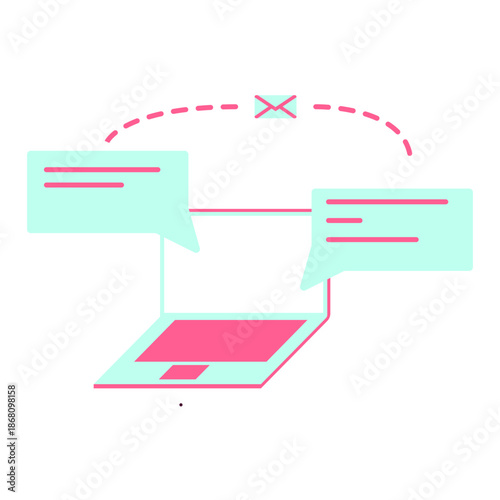 Social Communication Illustration