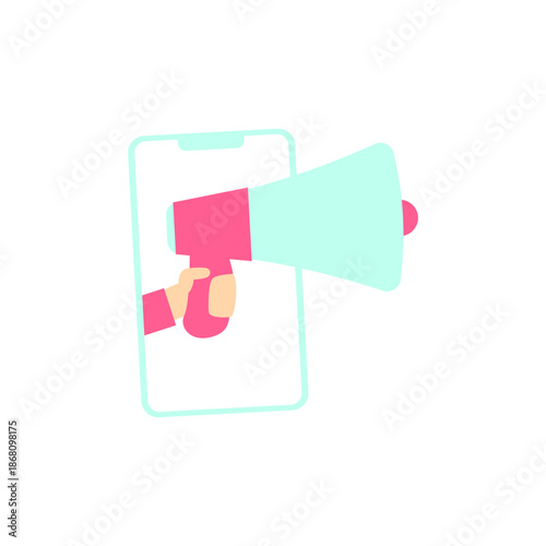 Social Communication Illustration