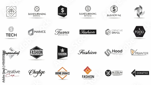 Collection of diverse logo designs for various industries and businesses.
