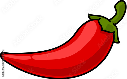Illustration of red chili p...