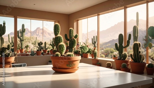 Desert Oasis Cacti Collection by Sunny Window