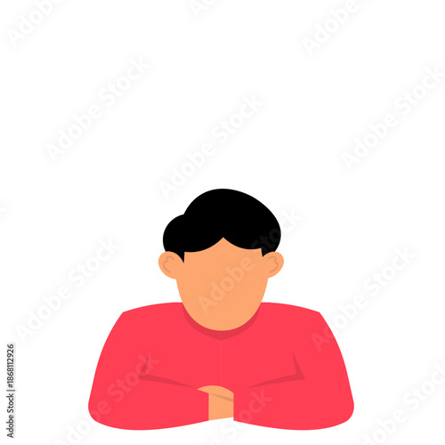 People Peeping Illustration