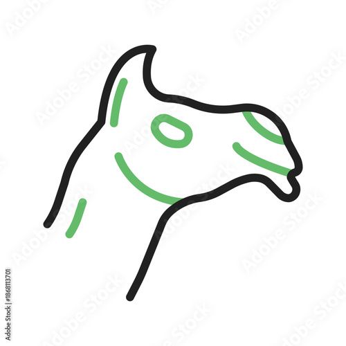 Camel icon vector image. Suitable for mobile apps, web apps and print media.