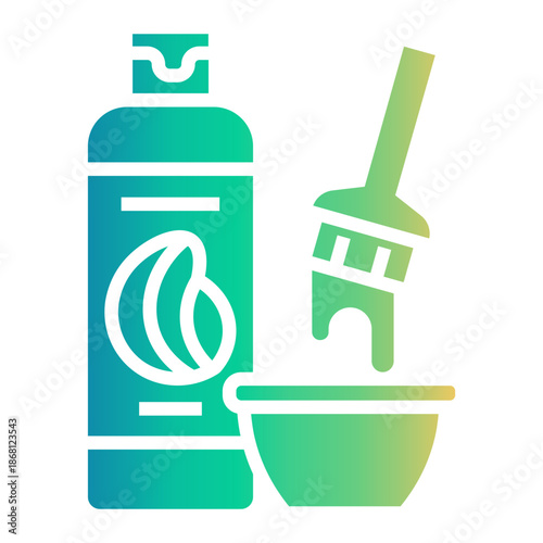 beauty salon Gradient icon