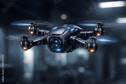 Future of Flight: Advanced Carbon Fiber Tactical Surveillance Drone