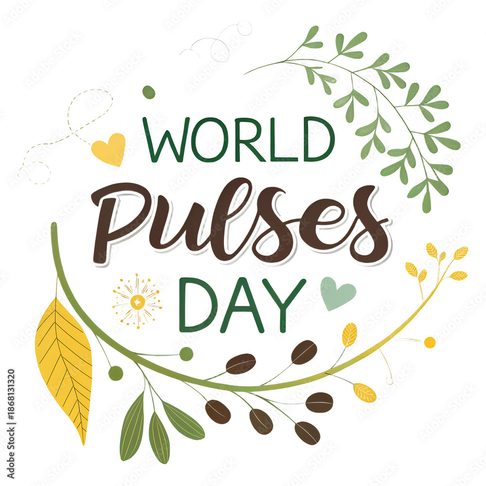 Obraz premium World Pulses Day Celebration, Healthy Pulses for Nutrition, Global Pulses Awareness, Pulses Farming and Sustainability, International Pulses Day Event