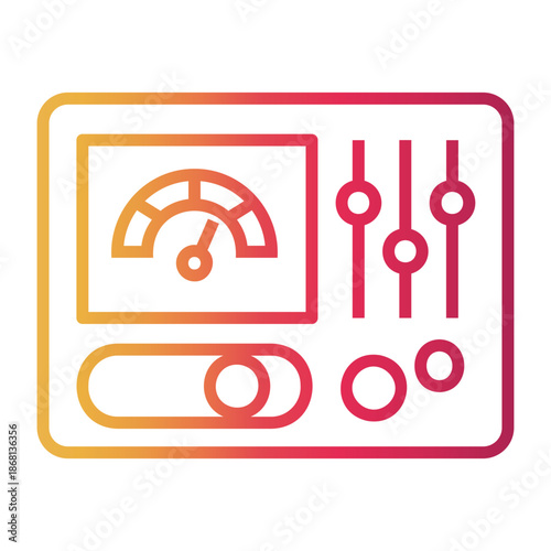 settings Line Gradient Icon