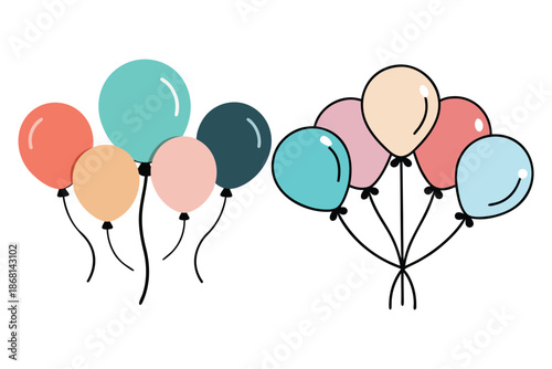 Simple Silhouette Icons Representing Male and Female Figures in Professional Attire