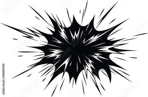 Line speed cartoon effect, boom explosion motion line element set. Comic boom burst, explosive smoke, line speed cartoon vector icon. Hand drawn sketch doodle action effects.