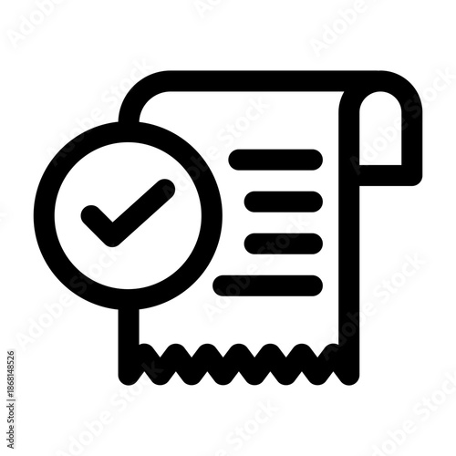 payment check mark icon
 