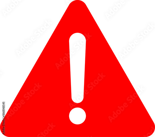 Cybersecurity warning concept with alert icon. Exclamation point on a yellow triangle Sign. Caution and warning. System error, malware threat, hacking risk.
