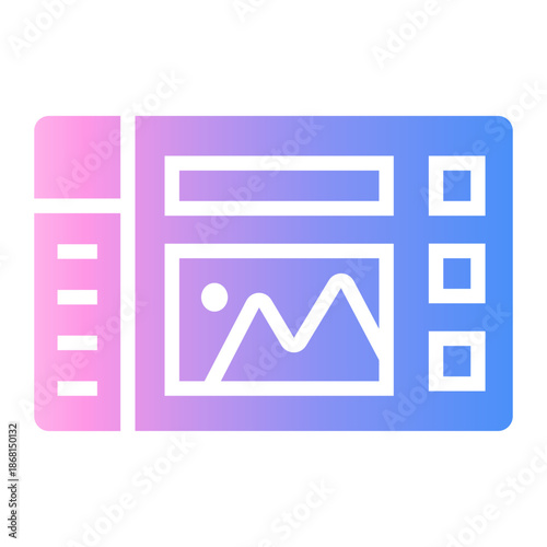 template Gradient icon