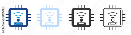  Internet of things  Icon Set Multiple Style Collection