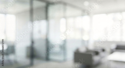 Blurred modern office interior background with copy space for business presentation