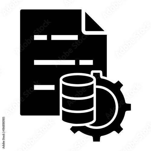 data integration Solid icon