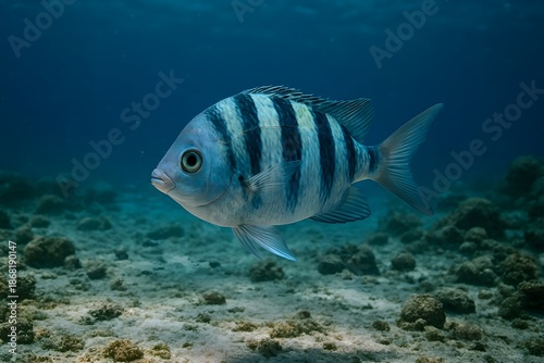 tropical fish in the sea