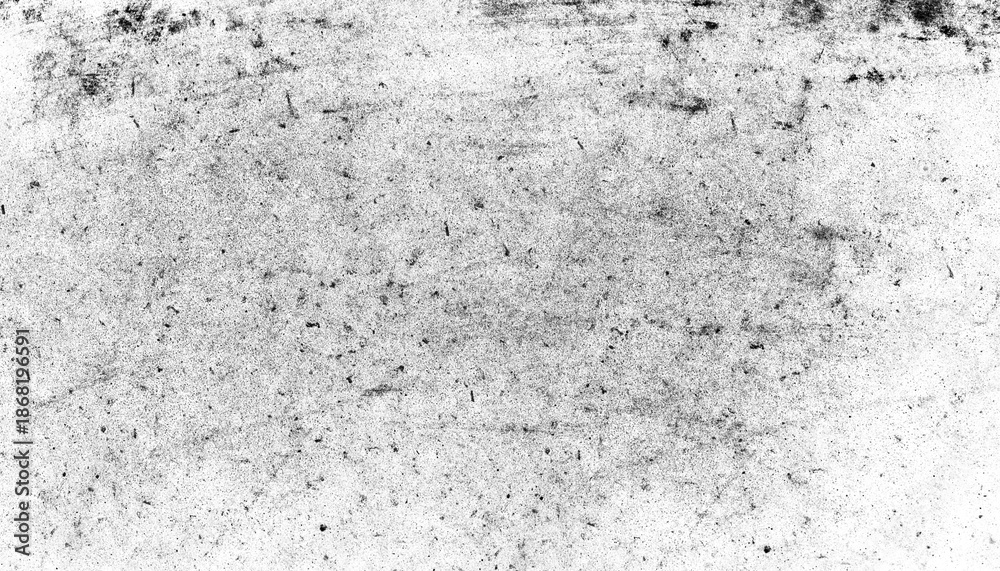 Obraz premium Aged textured background with black and white grunge effect, featuring scratches and speckles for vintage look