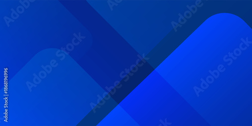 Abstract blue background with glowing geometric lines. Modern blue gradient geometric art good