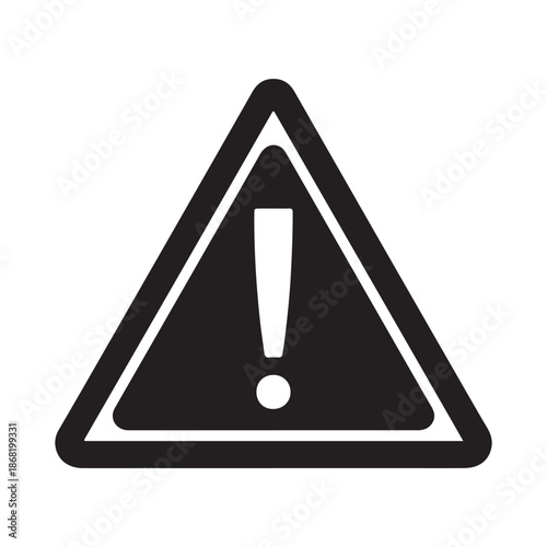 Warning symbol triangle with exclamation mark alert sign caution danger alert icon