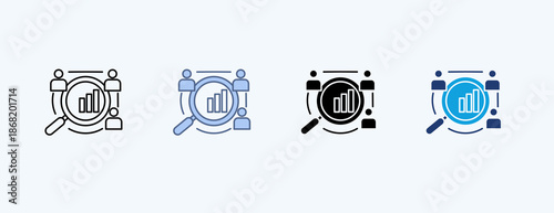 Customer Analysis Outline Icon