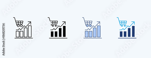 Market Trend Outline Icon