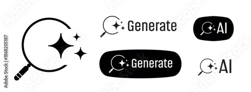 ai generated icon on white background