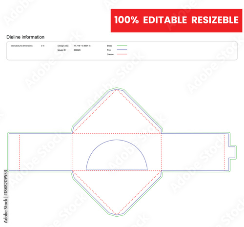 sandwich box dieline template box dieline die lines packaging custom dieline  box cardboard box dieline pizza box dieline printable product packaging layout,