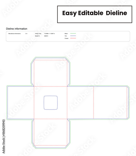 square tissue box  dieline template box dieline die lines packaging custom dieline  box cardboard box dieline pizza box dieline printable product packaging layout,