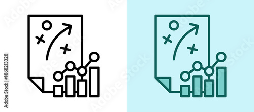 Financial Planning whitegreen icon