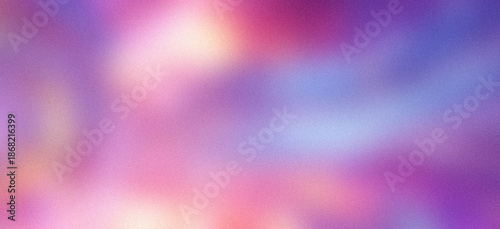 Abstract grainy purple pink gradient background with soft noise texture, dreamy colorful backdrop design