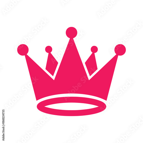 Pink Crown Icon