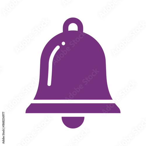 Purple Bell Icon