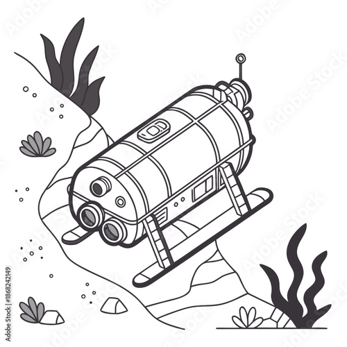 Underwater Volcanic Activity Monitoring Robotic System for Tectonic Research and Deep Sea Safety