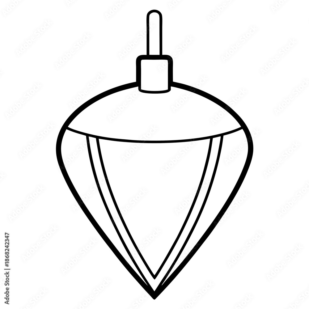 Obraz premium Plumb Bob line art vector